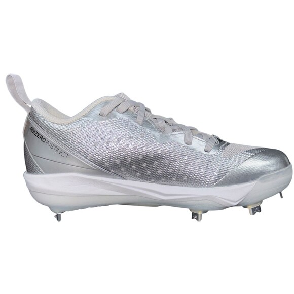 Adidas Adizero Instinct SI Softball Metal Cleats Silver Speed Womens Size 6 - Picture 2 of 10